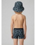 Плавки-шорты трикотажные для мальчиков black, light green, double black