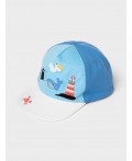 Кепка детская трикотажная для мальчиков white, lilac, light blue