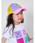 Кепка текстильная для девочек lilac, pink, yellow