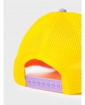 Кепка текстильная для девочек lilac, pink, yellow