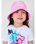 Панама текстильная для девочек pink