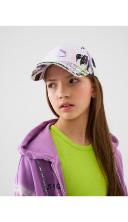 Кепка текстильная для девочек multicolor
