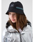 Панама текстильная для девочек black