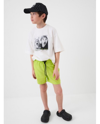 Кепка текстильная для мальчиков white, black