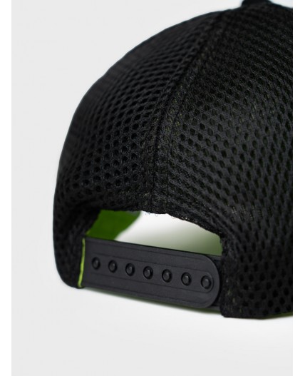 Кепка текстильная джинсовая для мальчиков black, light green