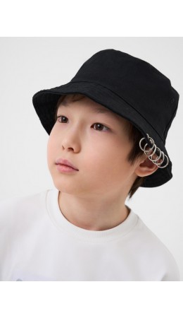 Панама текстильная для мальчиков black