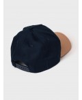 Кепка текстильная для мальчиков dark blue, beige