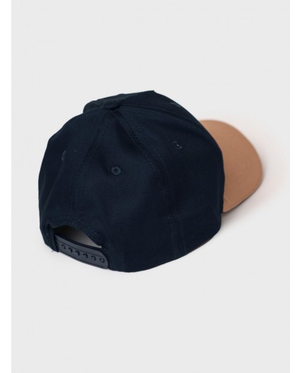 Кепка текстильная для мальчиков dark blue, beige