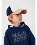 Кепка текстильная для мальчиков white, beige, dark blue
