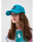 Кепка трикотажная для девочек light blue
