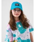 Кепка трикотажная для девочек light blue