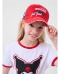 Кепка текстильная для девочек red