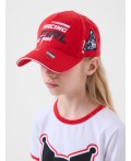 Кепка текстильная для девочек red