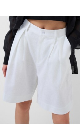Шорты текстильные для женщин white