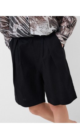 Шорты текстильные для женщин black