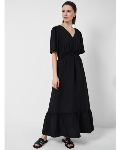 Платье текстильное для женщин black