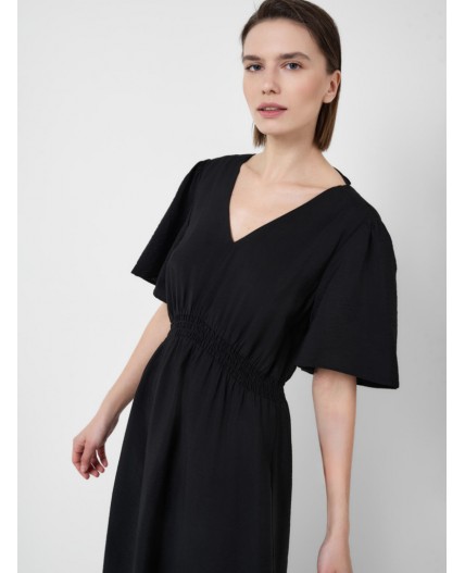 Платье текстильное для женщин black
