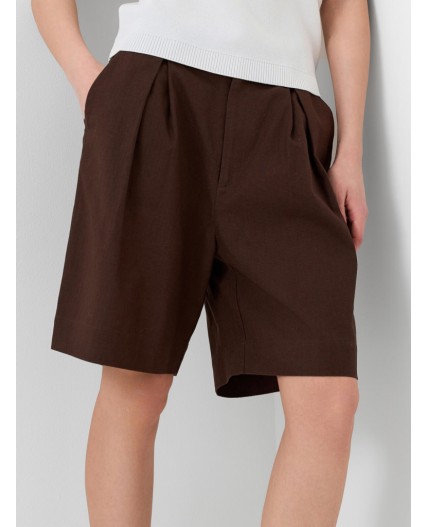 Шорты текстильные для женщин brown
