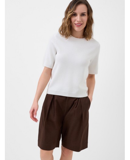 Шорты текстильные для женщин brown