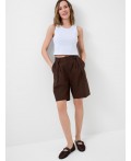 Шорты текстильные для женщин brown