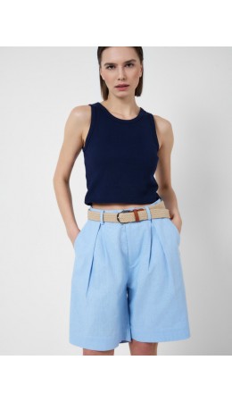 Шорты текстильные для женщин light blue