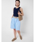 Шорты текстильные для женщин light blue