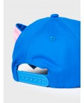 Кепка текстильная для девочек blue, light blue, pale pink