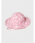 Панама текстильная для девочек pale pink, white