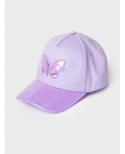Кепка текстильная для девочек lilac