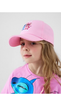 Кепка текстильная для девочек pink