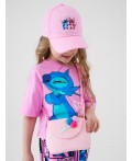 Кепка текстильная для девочек pink