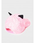 Кепка текстильная для девочек black, white, pink