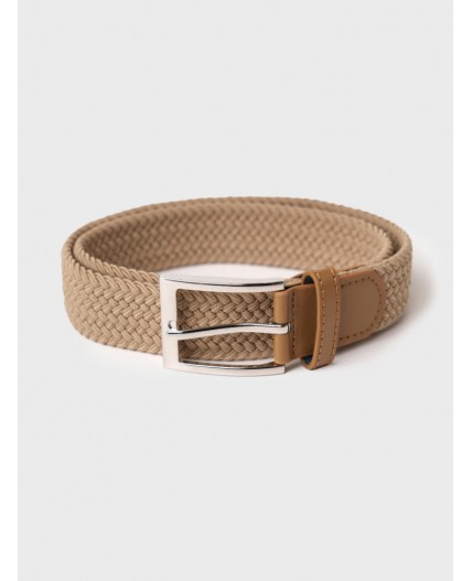 Ремень для мальчиков бежевый