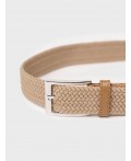 Ремень для мальчиков бежевый
