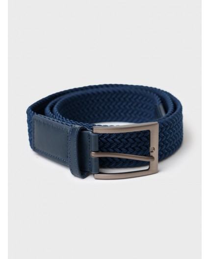 Ремень мужской тёмно-синий