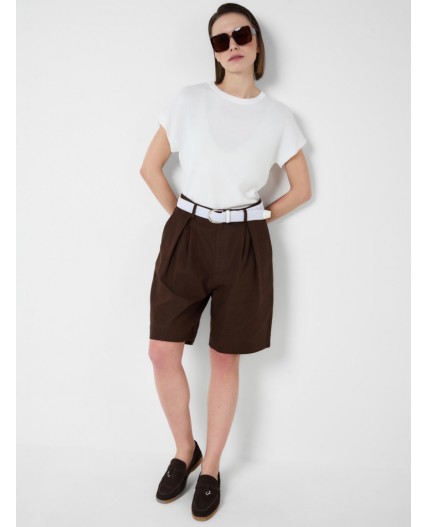 Ремень женский белый