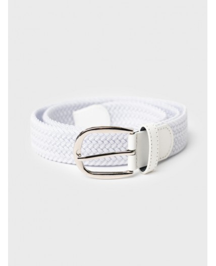 Ремень женский белый