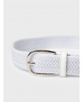 Ремень женский белый