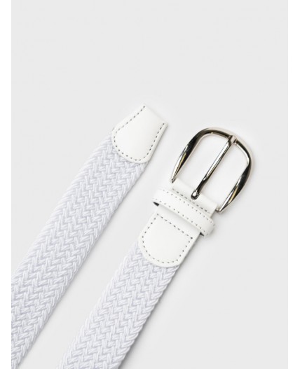 Ремень женский белый