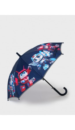 Зонт-трость для мальчиков тёмно-синий