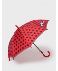 Зонт-трость для девочек красный