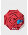 Зонт-трость для девочек красный