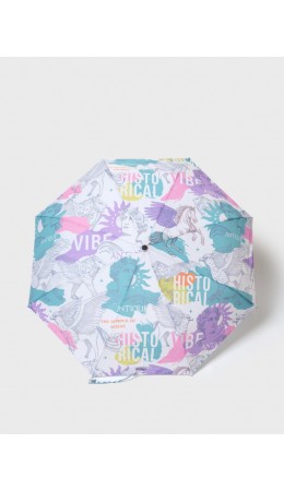 Зонт автоматический для девочек разноцветный