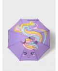 Зонт-трость для девочек сиреневый