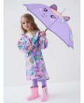 Зонт-трость для девочек сиреневый