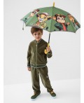 Зонт-трость для мальчиков хаки