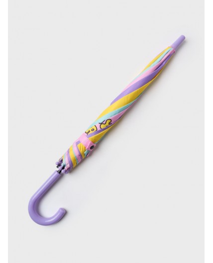 Зонт-трость для девочек разноцветный