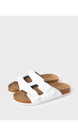 Туфли открытые для девочек белый