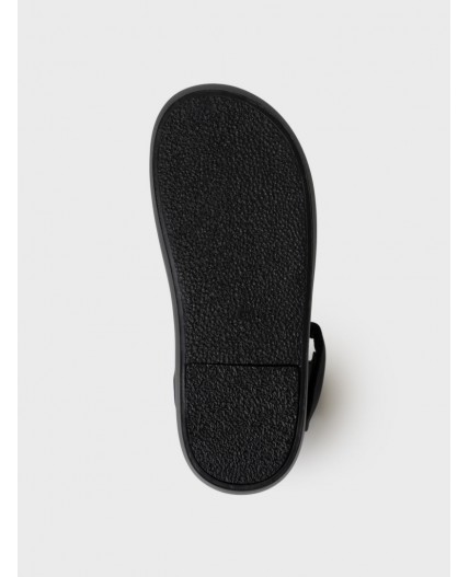 Туфли открытые для девочек черный