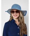 Шляпа соломенная для женщин blue, white